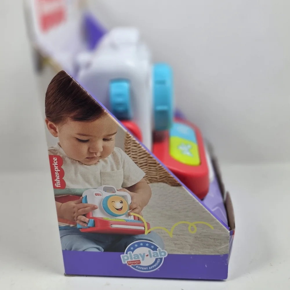 Fisher-Price Laugh & Learn Click & Learn Camera - Red, Blue, White